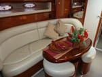 2005 Sea Ray 42' Sundancer salon sofa 2