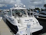 2005 Sea Ray 50' Sundancer at the dock