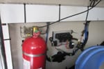 2005 Sea Ray 50' Sundancer engine room Halon system