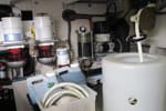 2005 Sea Ray 50' Sundancer engine room, starboard side