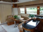 2006 Carver 56' Voyager Sky Lounge dining area